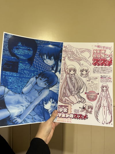 Posters Lain y Chobits