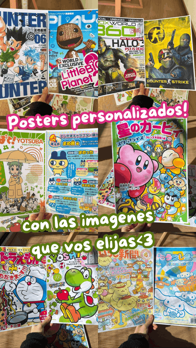 Posters personalizados A4