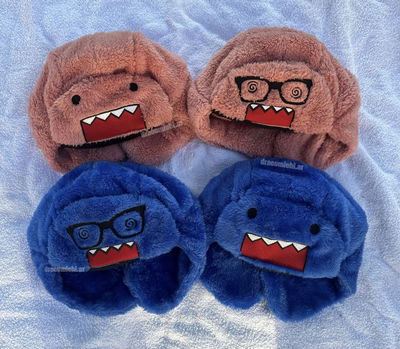 Blue & Pink Domo kun Ushanka
