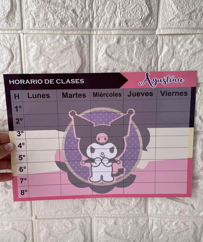 Horario de clases