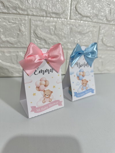 Cajita vela con cinta
