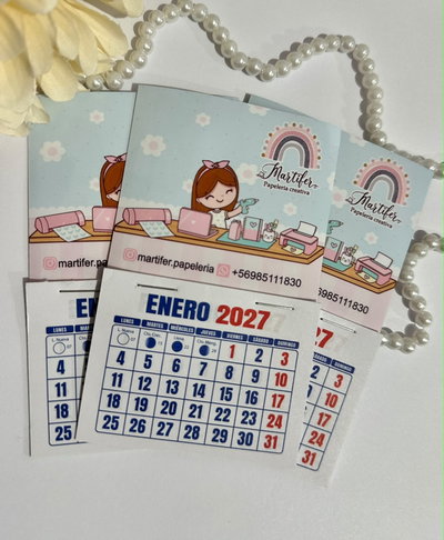 Mini Calendarios Imantados