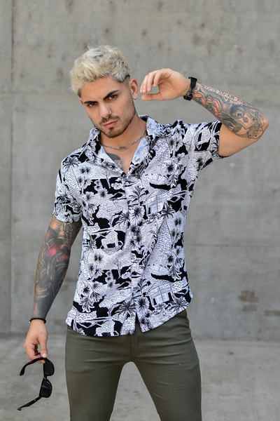 Camisa Fibrana (Estampada)