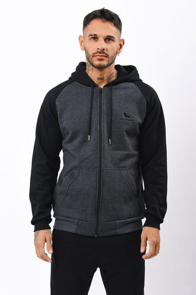 Campera Urano (Gris/Negro)