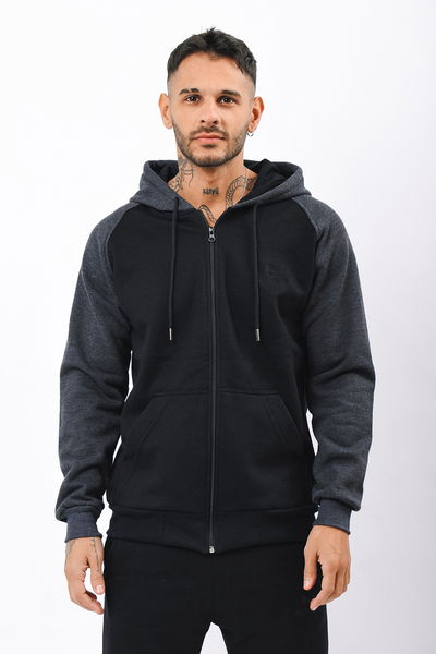 Campera Urano (Negro/Gris)