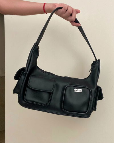 Bolso cargo negro