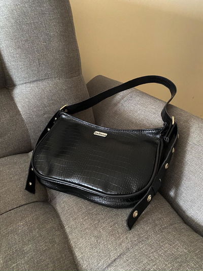 Bolso kate crocko negro