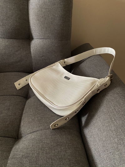Bolso kate crocko blanco