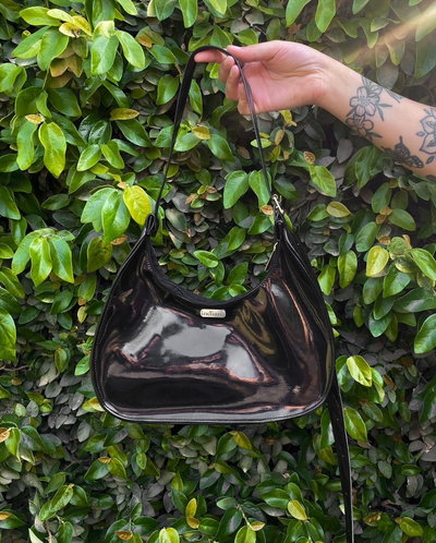 Bolso alexia charol negro