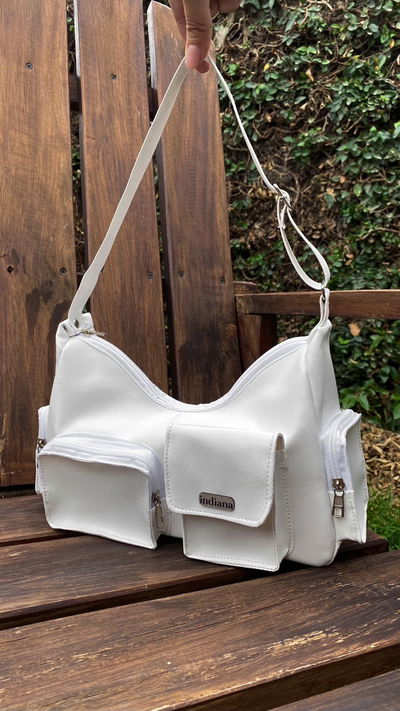 Bolso cargo Amaranto