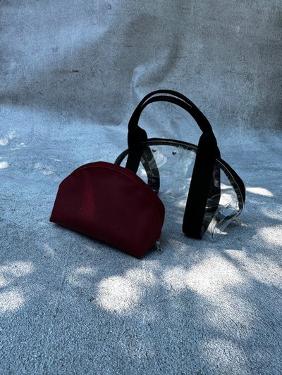 Kit de necesers - cristal + rojo