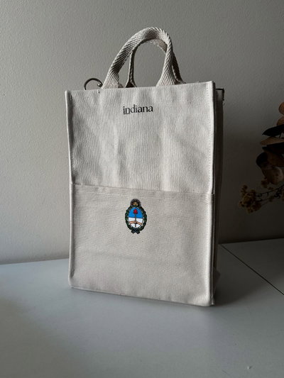 Bolso matero Peny beige ARG escudo nacional