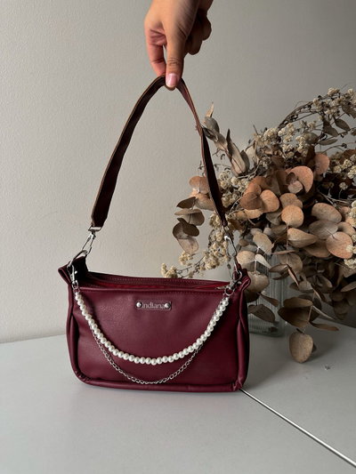 Mini bag Aurelia bordó