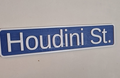 Cartel Houdini St - Dua Lipa - Impreso En 3d + Regalo