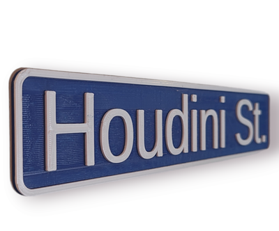 Cartel Houdini St - Dua Lipa - Impreso En 3d + Regalo