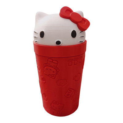 Vaso Milkshake Hello Kitty 