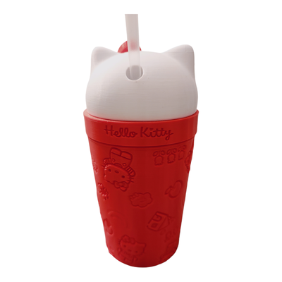 Vaso Milkshake Hello Kitty 