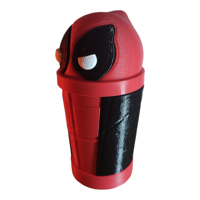 Vaso Milkshake Deadpool Enojado