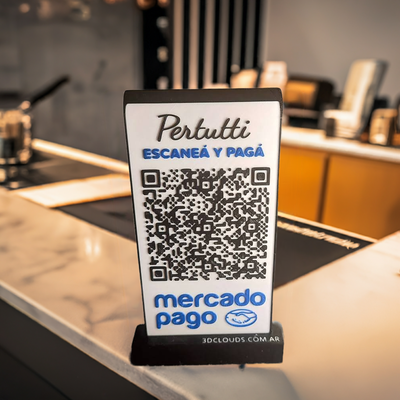 Cartel Mercadopago personalizado - Diseño Moderno - Negocios