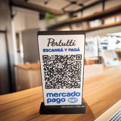Cartel Mercadopago personalizado - Diseño Moderno - Negocios