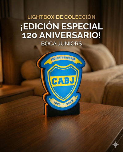 Velador Boca Aniversario - Xeneize - Lightbox - Ed Limitada