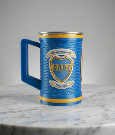 Jarra Chop Boca Juniors 120 Aniversario - Metalizada Térmica 500cc