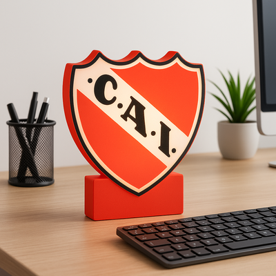 Velador Independiente Rojo Lightbox Led - Regalo