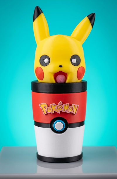 Vaso Milkshake Picachu Pokemón