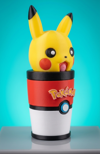 Vaso Milkshake Picachu Pokemón