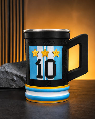 Jarra Chop Selección Argentina Negra Opción 2 - Térmica 500cc
