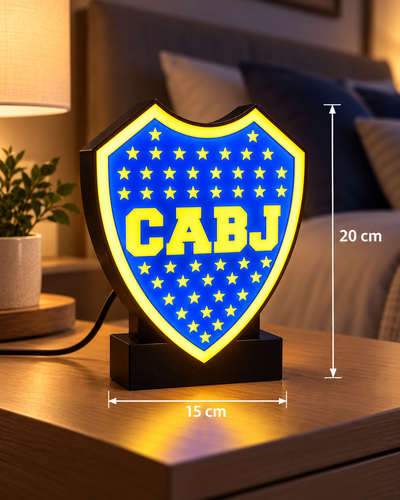 Velador Boca Juniors Lightbox Led - Regalo