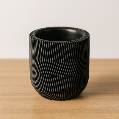 Mate Graphite 3d - Lineas Rectas - Moderno Minimalista