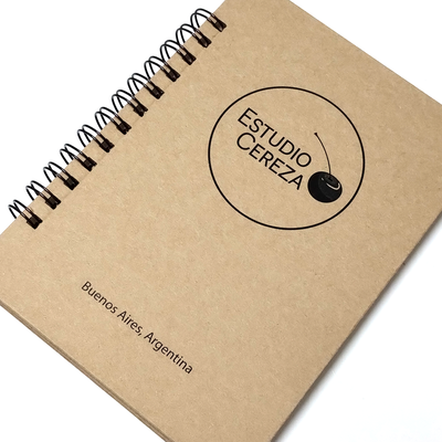 Cuaderno Kraft A5. Pack por 20 unidades. PERSONALIZABLES CON LOGO