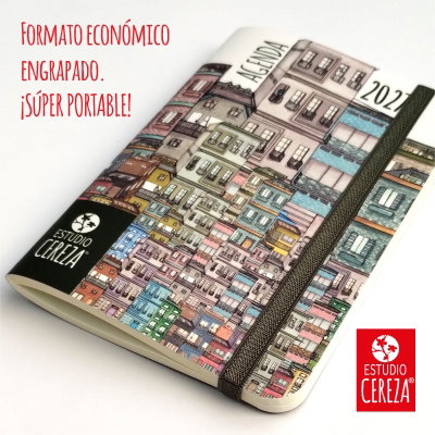 Agendas Semanales Engrapadas A6 · Pack x 4 · Ilustración 300 g