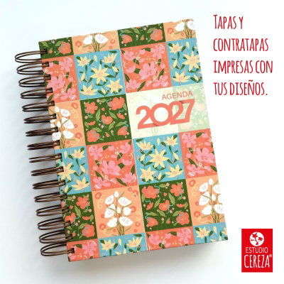 Agendas Semanales A5 · Tapa Dura · Pack x 48 · Ilustración 90 g