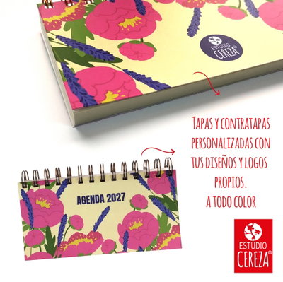 Agendas Pockets · Tapa Blanda · Pack x 100 · Ilustración 300 g