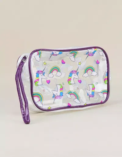 Porta cosméticos unicornio pvc