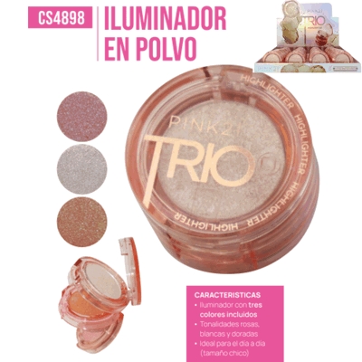 Iluminador triple Pink 21