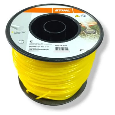 TANZA 3,0 MM. X 10 MTS. - AMARILLA REDONDA 