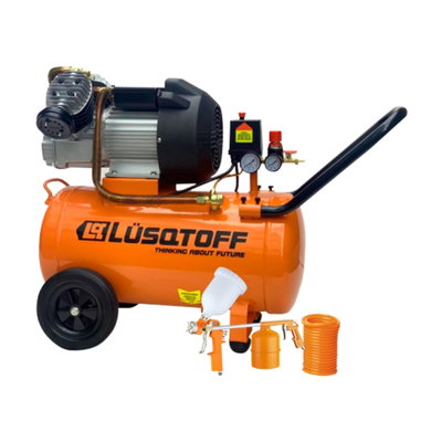 COMPRESOR DE AIRE 50LTS - 3,5HP CON KIT