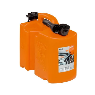 BIDON NARANJA COMBINADO PROFESIONAL NAFTA 5LTS + ACEITE 3LTS
