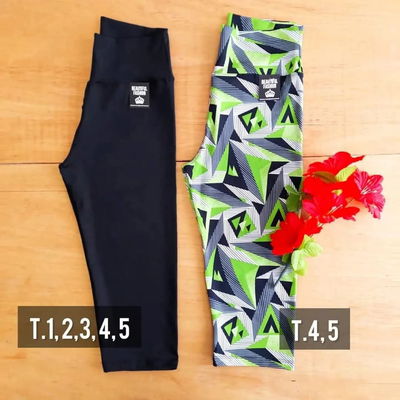 Capri de lycra / Talle 3, 4, 5, 6