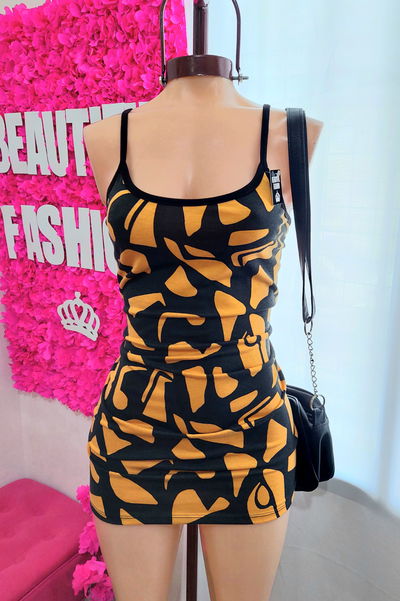 Vestido estampado / Talle 3