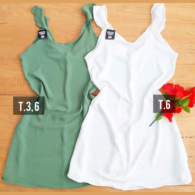 Vestido con volados / Talle 3 al 6