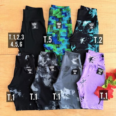 Biker lisos y estampados / Talle 1 al 6