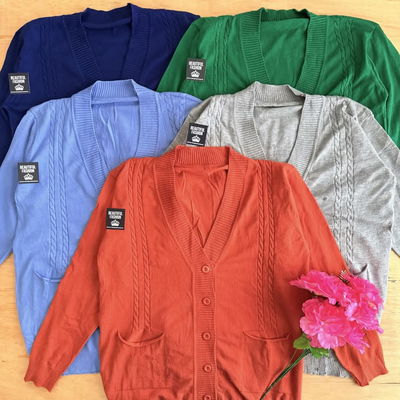 Sweater bremer con botones trenzado / Talle unico