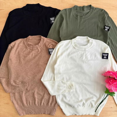 Sweater liso de bremer / Talle unico