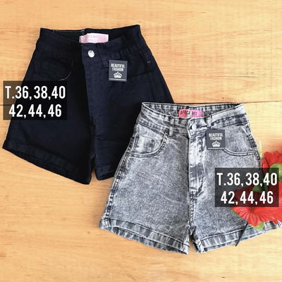 Short de jeans elastizado / Talle 38 al 48