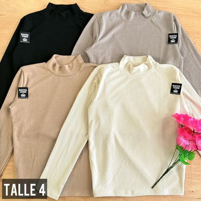 Polera ML basica / Talle 4