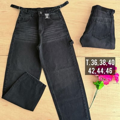 Baggy con regulador gris oscuro / Talle 46